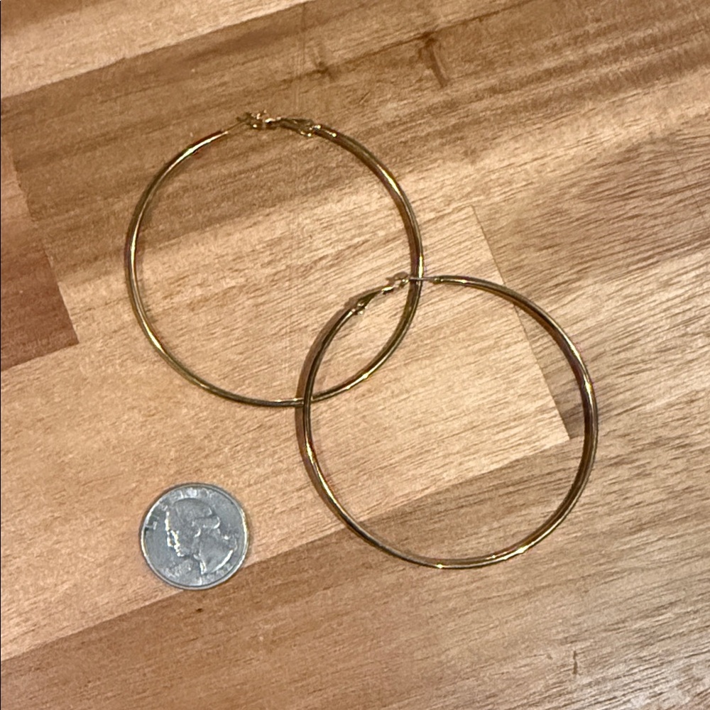Gold Hoop Earrings